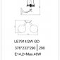 Бра Ester LE7914/2W GD