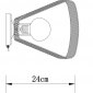 Настенный светильник Maasym A7044AP-1BK