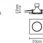 Точечный светильник Venere D55F2211