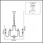 Подвесная люстра Lumion Suana 8318/8