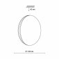 Настенно-потолочный светодиодный светильник Sonex Ringo 7626/CL
