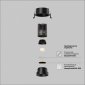 Встраиваемый светильник Maytoni Technical Dip DL123-10W-3K-B