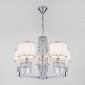 Подвесная люстра Eurosvet Zaffiro 10099/5 хром/прозрачный хрусталь Strotskis (новый абажур)