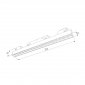 Трековый светодиодный светильник Elektrostandard Slim Magnetic 85193/01 a066585