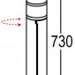 Наземный светильник Розетки AL6033-730 Bl