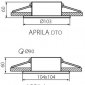 Точечные светильники Kanlux APRILA DTL-W 26739