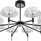 Потолочная люстра MD21001018 MD21001018-8A black/gold