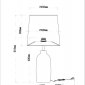 Интерьерная настольная лампа Arte Lamp Rukbat A5046LT-1BK