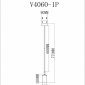 Подвесной светильник Moderli Section V4060-1P