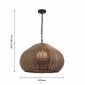 Подвесной светильник Favourite Wicker 4884-1P