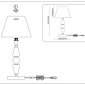 Интерьерная настольная лампа High Light LH75262