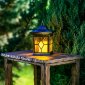 Подвесной светильник на солнечных батареях (10227) Uniel USL-S-180/PT220 Bronze lantern