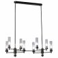 Люстра на штанге AM-Group INDIGO INDIGO SPL8 PEARL BLACK