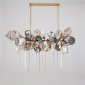 Подвесная люстра DeLight Collection Britannica 8898P/BS gold/smoky