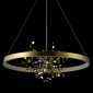 Подвесная люстра Crystal Lux GARDEN SPLED+4 D800 GOLD