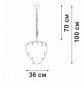 Потолочная люстра Vitaluce V5887-8/7