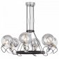 Подвесная люстра Lumina Deco Marseo LDP 9110-6 BK+CHR