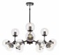 Потолочная люстра Lumina Deco Zodiak LDP 160-12 BK+PR