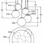 Подвесной светильник Maytoni Basic form MOD321PL-05G1