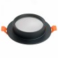 Светильник встраиваемый Feron DL504 потолочный GX53 черный круг IP44 51102