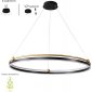 Подвесной светодиодный светильник Crystal Lux Fernando Sp88W Led Black/Gold