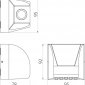 Настенный светильник уличный Dwell NC-003031-DG