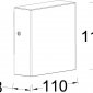 Архитектурная подсветка TUBE LED W1040-1-3K Bl