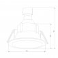 Встраиваемый светильник Elektrostandard 25059/01 a069720