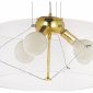 Подвесная люстра Lumina Deco Globo LDP 6018-500 PR+F.GD