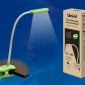 Настольная лампа (UL-00003647) Uniel TLD-554 Green/LED/400Lm/5500K/Dimmer