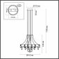 Подвесной светильник Odeon Light Flamenco 7000/35L
