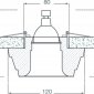 Точечный светильник Donolux Decoro DL208G/2