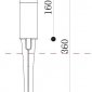 Ландшафтный светильник Maytoni Outdoor O416FL-L3B3K