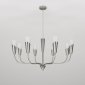 Подвесная люстра Eurosvet Rhyton 60167/8 никель