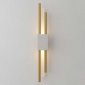 Бра Crystal Lux CARTA AP6W LED WHITE/BRASS