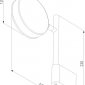 Настенный светильник Tobi 40129/LED черный