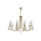 Подвесная люстра Crystal Lux Victoria SP10 Gold/Amber