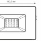 Прожектор светодиодный Gauss Elementary 20W 4000К 613100220