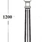 Наземный фонарь Oasis_Light FARO 91107 Bl