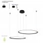 Подвесной светодиодный светильник Crystal Lux Manzana SP53W Led  Black