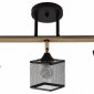 Спот Reluce 01591-3.3-03B BK+FGD+WOOD