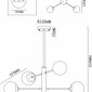 Потолочная люстра MyFar Solve MR1330-4P