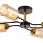Потолочная люстра Escada Vertigo 1131/6P Black/Gold