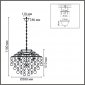 Подвесная люстра Lumion Shella 8386/6
