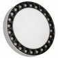 Потолочный светодиодный светильник iLedex Mercury 5552-36W-D217-3/4K-WH+BK