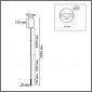 Подвесной светильник Stick 8400/3LA