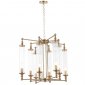 Подвесная люстра Crystal Lux Tomas SP8 D650 Brass