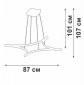 Подвесной светильник Vitaluce  V2707-9/4S