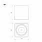 Потолочный светодиодный светильник Arlight SP-Cubus-S100x100-8W Day4000 036053