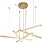 Подвесной светодиодный светильник Indigo Paralleli 14017/5P Gold V000087L